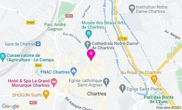 Localisation Restaurant  Le Cathedrale