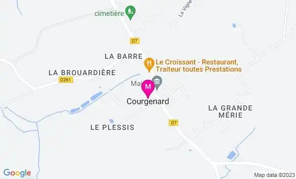 Localisation Restaurant  Le Croissant