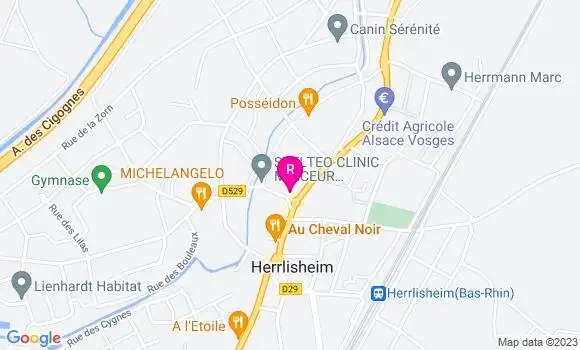 Localisation Brasserie le Grenadier