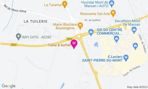 Localisation Restaurant  Taste and Buffet