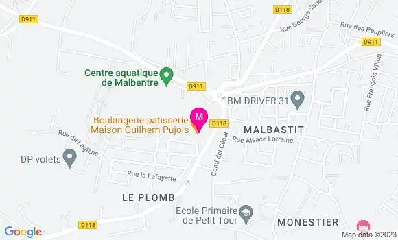 Localisation Restaurant  L