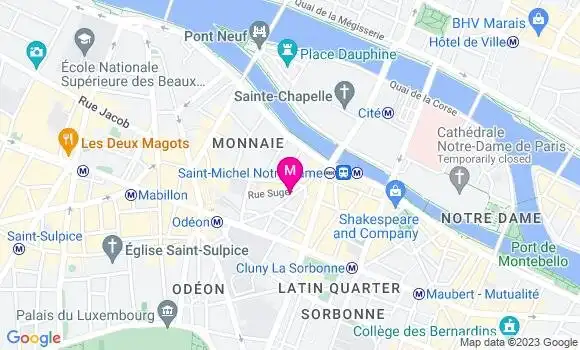 Localisation Restaurant  Le Saint André
