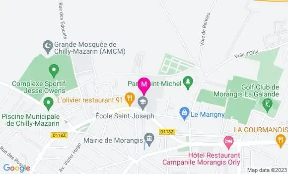 Localisation Restaurant  L