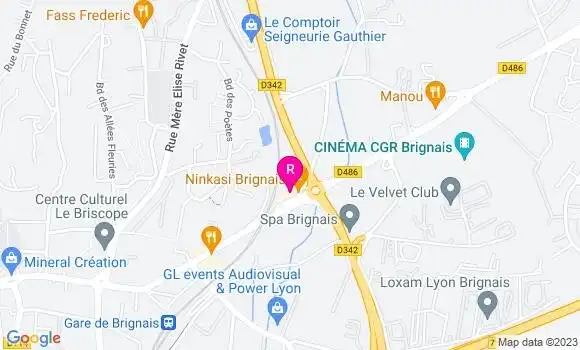 Localisation Restaurant  L
