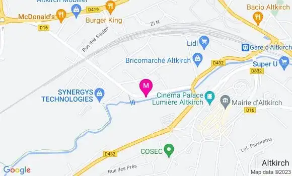 Localisation Brasserie Croque O d