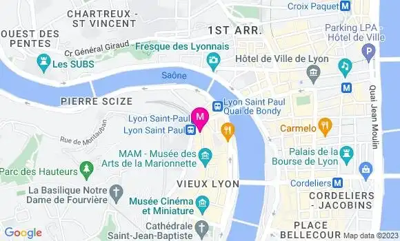 Localisation Restaurant  La Monstrueuse