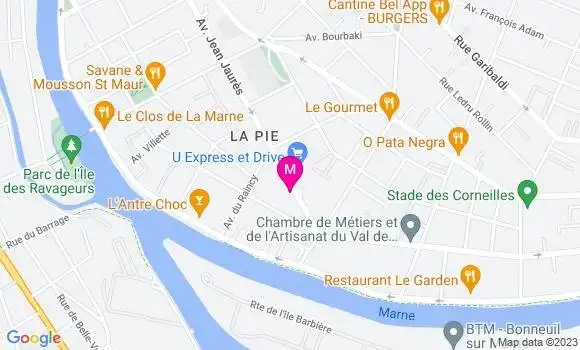 Localisation Restaurant  Boum Boum Pizza