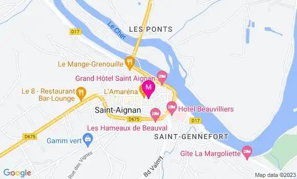 Localisation Restaurant  Les 3 Chemins