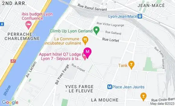 Localisation Restaurant Italien Accanto Lyon 7