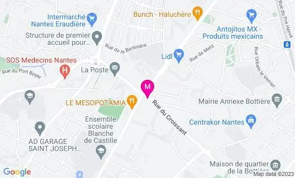 Localisation Restaurant  L