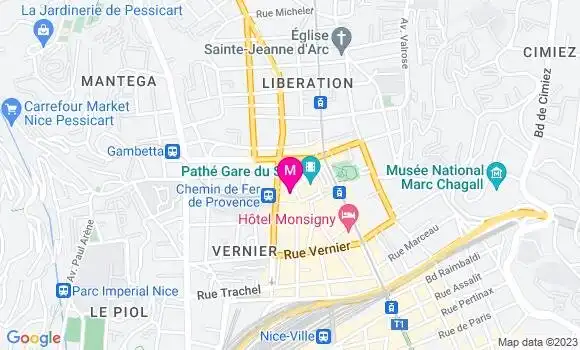 Localisation Restaurant Bio Halle