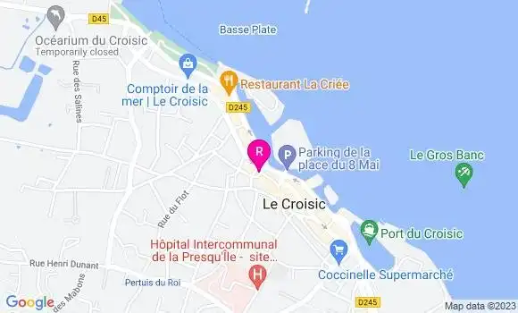 Localisation Crêperie Le Relais du Duc d