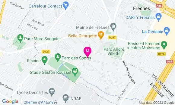 Localisation Restaurant Africain La Sanaga