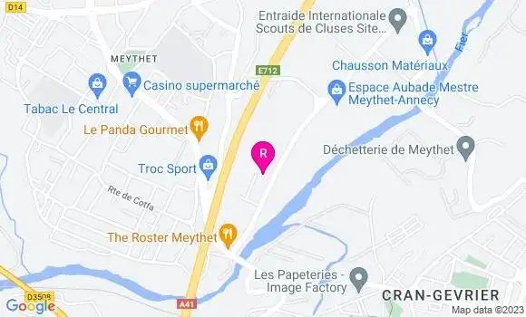 Localisation Restaurant  Le Saut de l