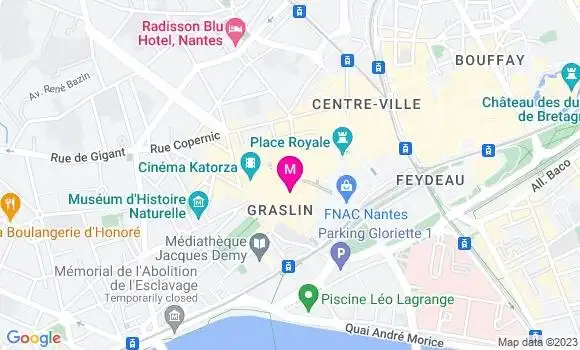 Localisation Crêperie Le Milan et le Rossignol