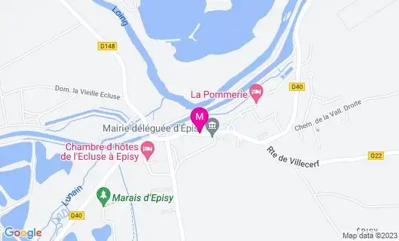 Localisation Restaurant  La Maison des Arts