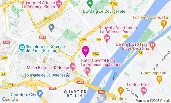 Localisation Restaurant Italien Le Qg