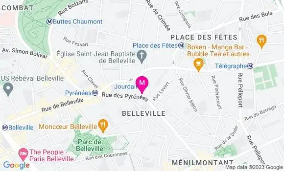 Localisation Restaurant  Le Zephyr