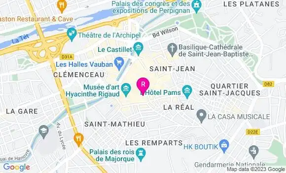 Localisation Restaurant  La Famille