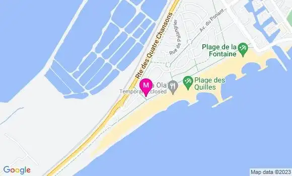 Localisation Restaurant  Le Cube Sètois