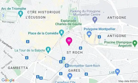 Localisation Brasserie L