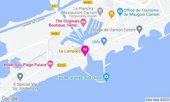 Localisation Restaurant  Le Lamparo