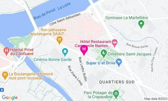 Localisation Restaurant  Chez Peste et Chipie