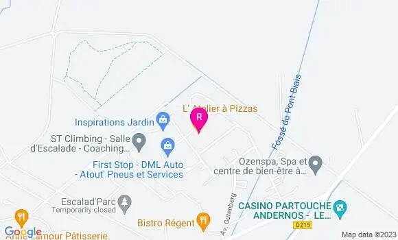 Localisation Pizzeria L