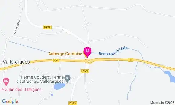 Localisation Auberge Gardoise