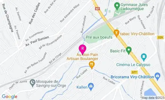 Localisation Brasserie Kozyra Alain
