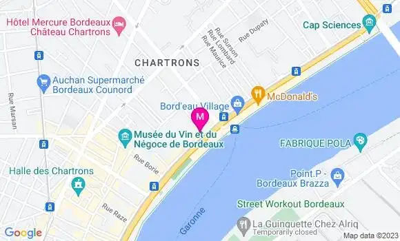 Localisation Le Bistrot du Pavé