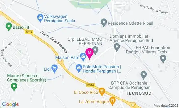 Localisation Brasserie la Fauceille