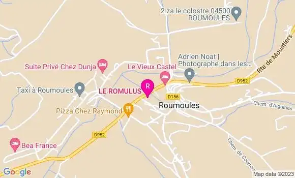 Localisation Restaurant  Le Romulus