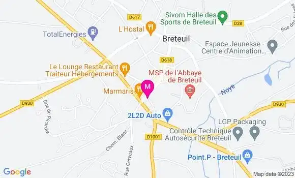Localisation Restaurant  L