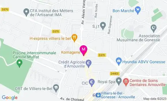 Localisation Restaurant  Komagene