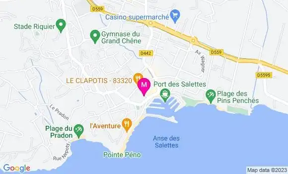 Localisation Restaurant  Le Clapotis