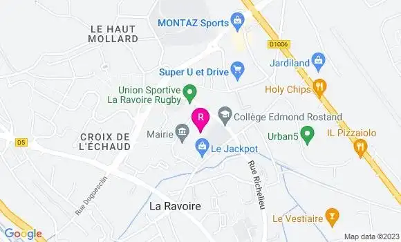 Localisation Restaurant  Le Laurie