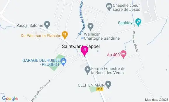 Localisation Restaurant  La Maison Commune
