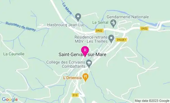 Localisation Restaurant  L
