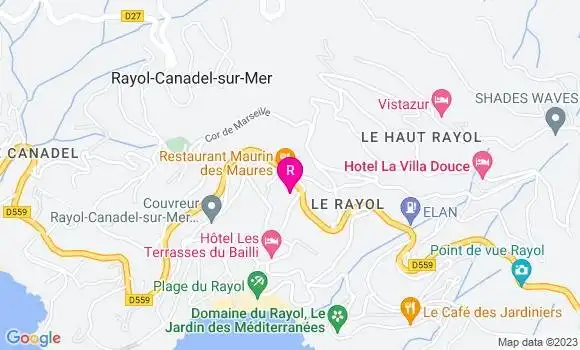 Localisation Restaurant  Jardin Cabane Bambou