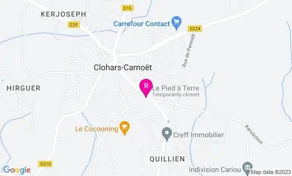 Localisation Crêperie L