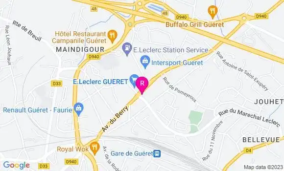 Localisation Pizzeria Pizzburg
