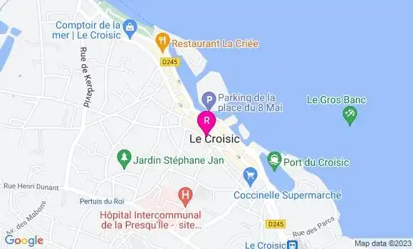 Localisation Crêperie Tante Germaine