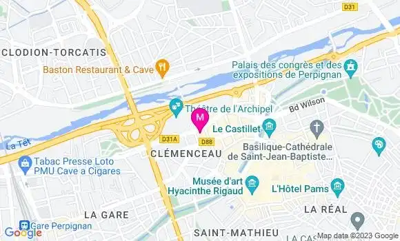 Localisation Restaurant  Les Délices du Liban