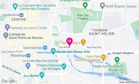 Localisation Restaurant  Tête de Chou