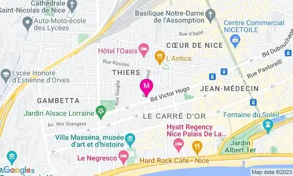Localisation Restaurant  Nespo
