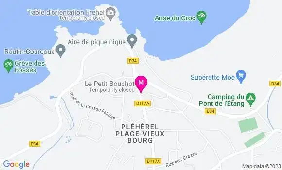 Localisation Restaurant  Le Petit Bouchot