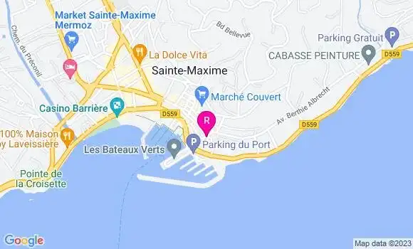 Localisation Restaurant  Le Carillon