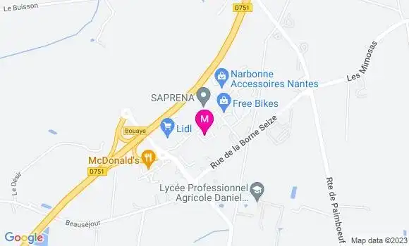 Localisation Restaurant  L