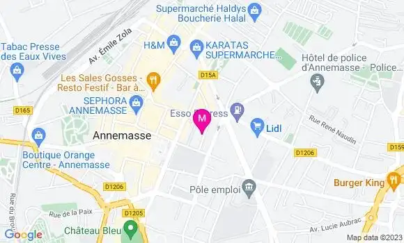 Localisation Restaurant  Chez Paulette
